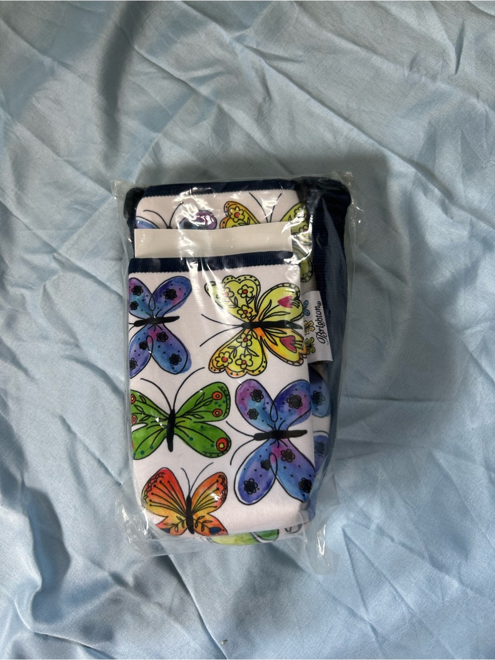 NWT Brighton Garden Wings Water Bottle Holder Bag